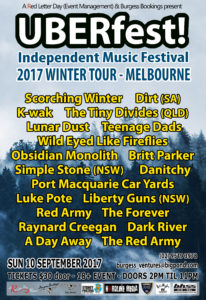 UBERfest Winter MELBOURNE bands